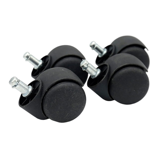 1/2/4/5 Pcs Roue de Chaise Roulettes de Meuble 11mm Vis Pivot Roulettes Remplacer Quincaillerie Chariot Outil pour Chaises de Bureau/ordinateur, Fiable