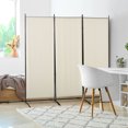 thumbnail image 2 of HOMCOM 3-Panel Folding Room Divider Privacy Screen Separator Partition, 2 of 10