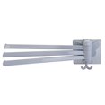 thumbnail image 1 of Salle de Bain Rack de Stockage Pas de Poinçonnage Conception Rotative Bonne Charge Murale Montée Serviette Suspendue Économie d'Espace Léger Multifonction Punch Gratuit Porte-Serviettes Accessoires de Salle de Bains, 1 of 8