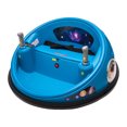 thumbnail image 1 of 12V Electric Bumper Car for Kids – 360° Spinning Ride-On Vehicle with Remote Control, LED Lights, Soft Soft Seat, Rechargeable Battery, Indoor/Outdoor Amusement Car, Gift – Blue, 1 of 8