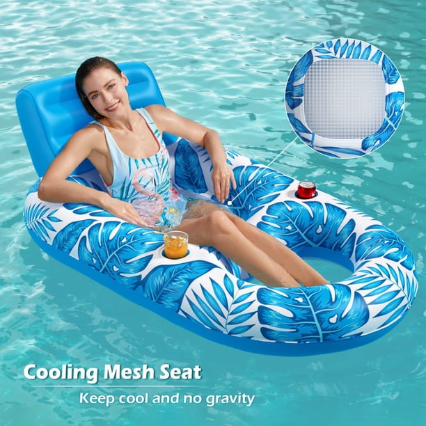 ZJCHAO Hamac flottant Chaise flottante de piscine de hamac pliable de ZJCHAO Hamac flottant Chaise flottante de piscine de hamac pliable de