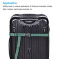 thumbnail image 5 of Unique Bargains Suitcase Belts with Quick Release Buckle Luggage Straps, Light Green, 5 of 5