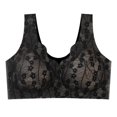 thumbnail image 5 of 2025 Bra for Women Comfortable Women Bras Wireless Full Coverage Convenient Front Close Button Women Bras Plus Size Front Close Bras for Older WomenNo, 5 of 5
