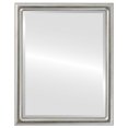 thumbnail image 1 of Pasadena Framed Mirror - Silver Leaf with Brown Antique, 1 of 6