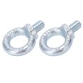 thumbnail image 4 of 2 Packs Q235 Steel Eye Bolts, Machinery Shoulder Lifting Rings Threaded Eyebolt, Lifting Rings Bolts Galvanized Carbon Steel Eyebolts Deep Threaded Lifting Shoulder Eyebolt, 4 of 7