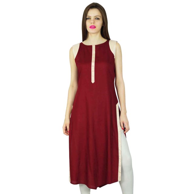 Phagun Kurti Ethnique Indien Haut en Rayonne Kurta Bollywood de Designer Tunique Robe pour Femmes