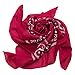 thumbnail image 3 of Wyoming Foulard Bandana en Soie Traders, Rouge 34.5x34.5 Régulier, 3 of 4