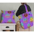 thumbnail image 5 of Soimoi Purple Rayon Crepe Fabric Beech & Fun Party Fabric Prints By Yard 46 Inch Wide, 5 of 5