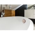 thumbnail image 3 of Single Hole Bathtub Drain Overflow Plate with One Matching Screws, Easy to Install, Satin Nickel, 3 of 7