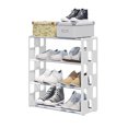 thumbnail image 4 of Kcavykas Clearance Sales Home Storage Organiser Shoe Rack Shoe Rack Storage Organizer with 4 Tiers Metal Shelves for Bedroom Closet Entry Dorm Room, 4 of 8