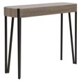 thumbnail image 2 of Faux Oak/Metal Accent Table, 2 of 5