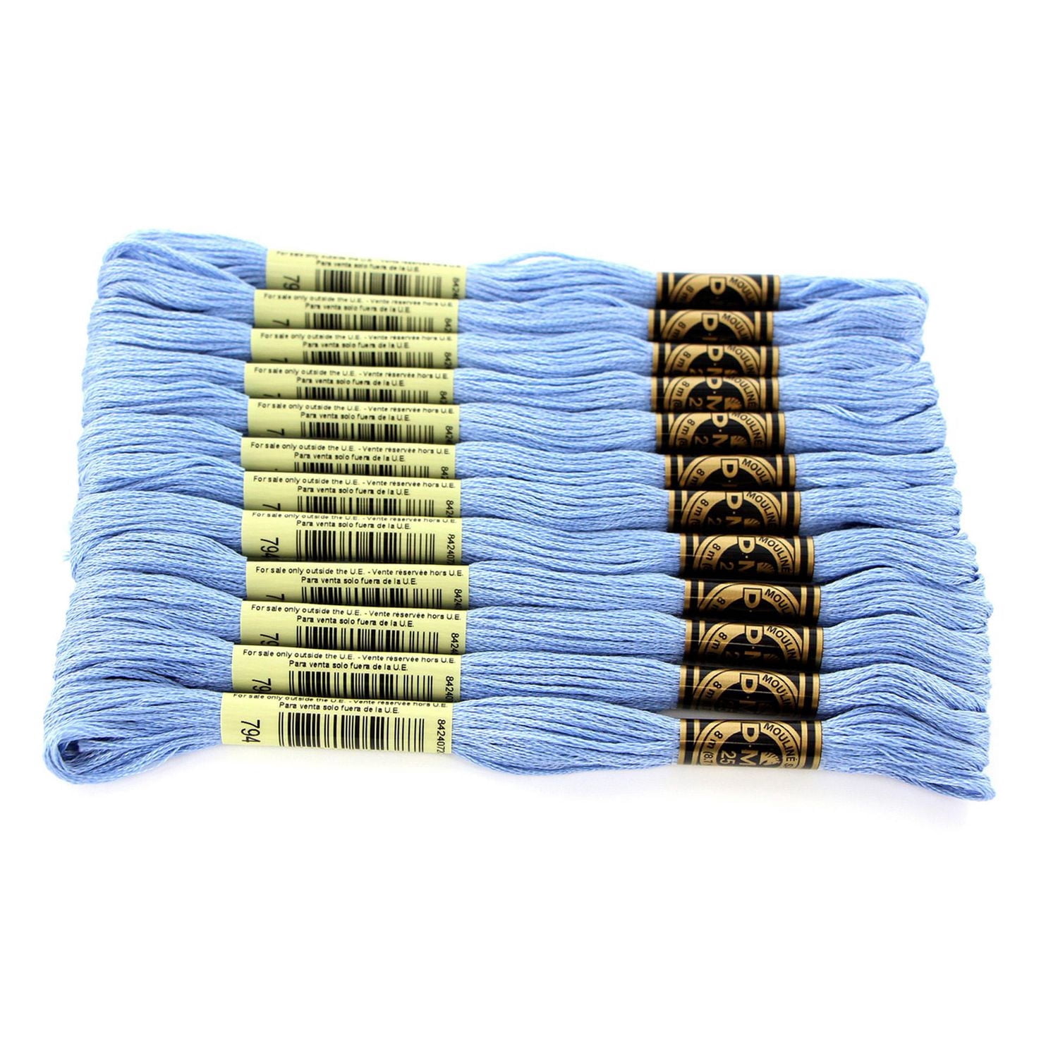 DMC bleu coton 6 Strand Floss 8 m (8.75 yd)