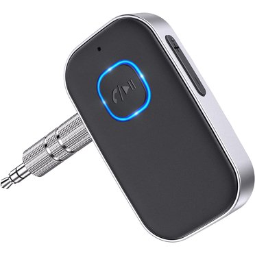 Yeacher Bluetooth 5.0 Receiver for Car, Noise Cancelling Bluetooth AUX Adapter, Bluetooth Music Receiver for