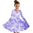 thumbnail image 1 of RXIRUCGD Robe Extensible à Manches Longues pour Filles Robe de Récital Scolaire à Ligne Tournoyante ( Camouflage, Taille : 7-8 Ans ), 1 of 4
