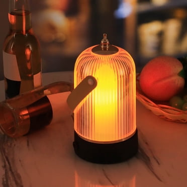 RKSTN Desk lamp for Office Home Portable Wireless Birdcage Table Lamp Dimmable Decorative Atmosphere Rechargeable Table Lamp Touching Control Night Light Table lamp