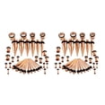 thumbnail image 3 of Transemion 36 Pieces Ear Gauges Stretching Kit Expanders 14G-00G Plugs Rose Gold 36 Pcs 2Set, 3 of 6