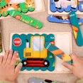 thumbnail image 2 of Puzzles Toys Cartoon Design  Wooden Young Children Cognitive Puzzles for Toddler, 2 of 6