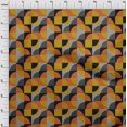 thumbnail image 4 of oneOone Cotton Cambric Orange Fabric Geometric Sewing Craft Projects Fabric Prints By Yard 42 Inch Wide, 4 of 4