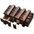 thumbnail image 2 of Wooden Puzzle Box Decompression Toy Wooden Puzzle Box Secret Compartment Brain Teaser Box Decompression Toy For Adults, 2 of 7
