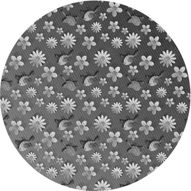 Ahgly Company Tapis d'Intérieur Lavable à la Machine, Carré, Transitionnel, Noir, Tapis de Zone, 3 Pieds Carré