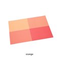 thumbnail image 3 of fastboy Multi-Color Woven Placemats Simple Style Waterproof Heating Insulation Table Mat Home Decor Kitchen Tablecloth Orange, 3 of 6