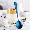 thumbnail image 5 of Amzcrzy Utensils 304 Stainless Steel Flat Handle Round Spoon Thickened Dinner Spoon and Soup Spoon forHome Use Rounded Flat Spoon Serving Spoons Spoon Soup Spoons, 5 of 5