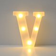 thumbnail image 1 of Light Up Letters,LED Marquee Letter Lights Sign,Light Up Alphabet Letter for Home Party Wedding Decoration,26 Alphabet Big Lights Letter for Party Birthday Christmas Decor Warm White Letter Light, 1 of 9
