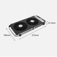 thumbnail image 2 of Yimiti Rv Roof Window Fan Ventilation Cooling Fan Versatile Portable Double Row Fan-Black, 2 of 7