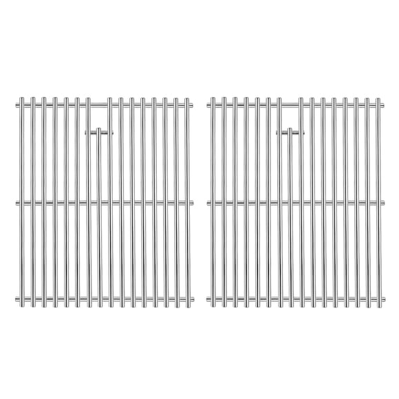 BBQSAVIOR SG57 BBQ Grates for Broil King Signet 20, 70, 90, 320 (2007 and Newer), Broil Mate, Huntington Replacement Parts 18652 Stainless Steel Cooking Grates