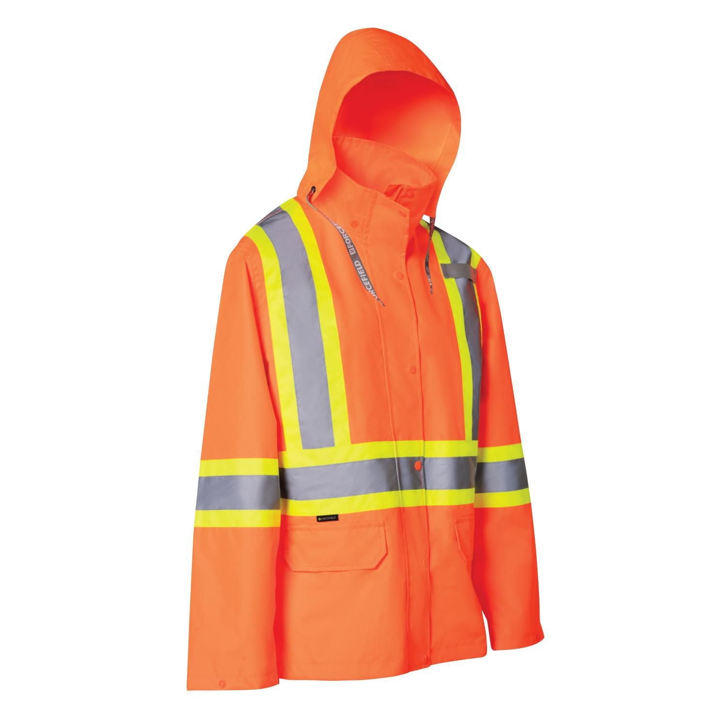 Veste de pluie de sécurité pour femmes