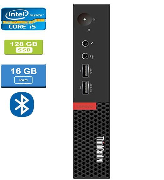 Remis à Neuf : LENOVO M710 TINY Intel Core I5-6500T 2,50 GHz, 16 Go, 128 Go SSD, Win 10 Home