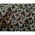 thumbnail image 5 of oneOone Silk Tabby Fabric Triangle Geometric Print Sewing Fabric BTY 42 Inch Wide, 5 of 5