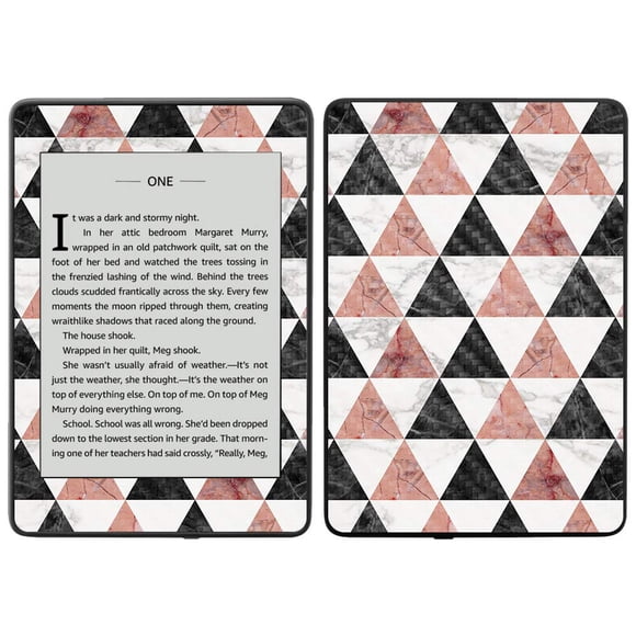 MightySkins Carbon Fiber Skin for Amazon Kindle Paperwhite 2018 (Waterproof Model) - Abstract Wood | Protective, Durable Textured Carbon Fiber Finish | Easy to Apply, Remove| Made in The USA