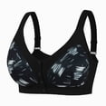 thumbnail image 1 of Posijego Plus Size Everyday Bra for Women Wireless Front Closure Bra Full Coverage Push-Up Support Bras, 1 of 7
