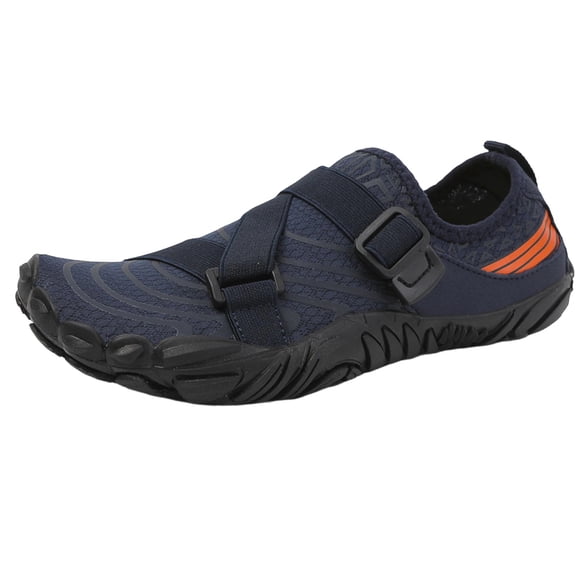 Men's Quick Dry Water Shoes, Non Slip Swim Diving Footwear for Hiking, Breathable Lightweight Athletic Sneakers for Outdoor Beach Pool Gym Sports, Adjustable Straps for a Secure Fit