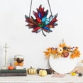 thumbnail image 4 of BKRE Exquisite Maple Leaf Ornament Decorative Hanging Charm For Home Garden And Festival, 4 of 6