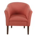 thumbnail image 1 of HomePop Modern Barrel Accent Chair, Multiple Color, 1 of 5