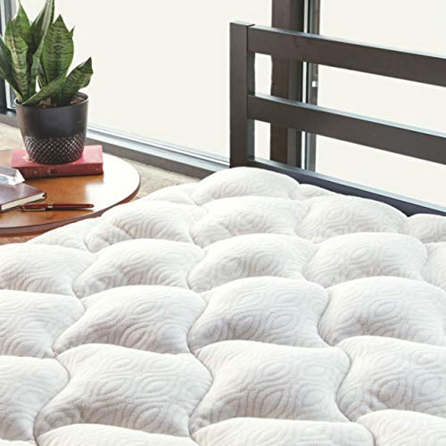 ViscoSoft Copper Mattress Pad Full - Extra Plush Pillowtop Mattress Topper for Pain Relief