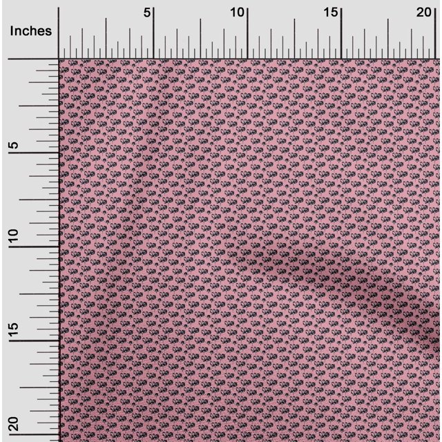 oneOone Cotton Poplin Rose Pink Fabric Abstracts Craft Projects Decor Fabric Printed By The Yard 42 Inch Wide