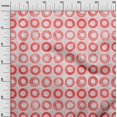thumbnail image 3 of oneOone Georgette Viscose Pink Fabric Circle Sewing Craft Projects Fabric Prints By Yard 42 Inch Wide, 3 of 4