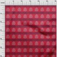 thumbnail image 2 of oneOone Cotton Flex Fabric Leaves & Lotus Block Printed Craft Fabric BTY 40 Inch Wide, 2 of 4