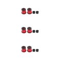thumbnail image 4 of Decodeary Skateboard Rebuild Kit Bushings Washers for Pivot Cups for 2 Trucks 3.25in Red 5 Inch 3Set, 4 of 6