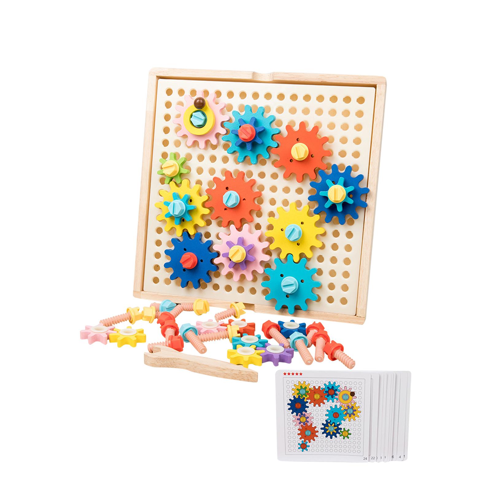 Esquirla Interlocking Gear Set Building Blocks Kid's Building Toys for Classroom Kids