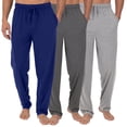 thumbnail image 1 of 3-Pack Men's Classic Lounge Pants (Sizes, S-3XL), 1 of 6