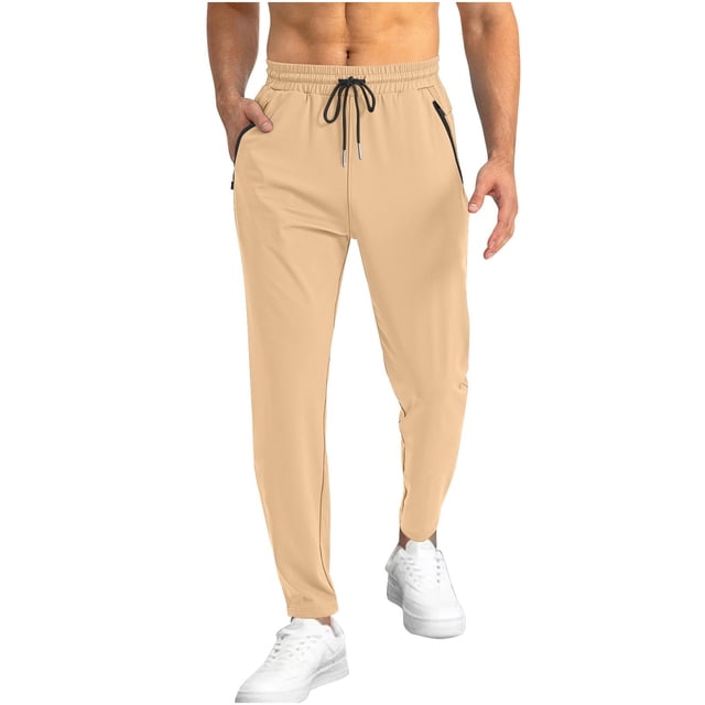 RKSTN Mens Pants Spring And Winter Fashion Casual Sports Popular Sweatpants And Pants Soft Comfortable Workout Pants