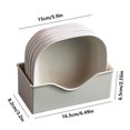 thumbnail image 3 of Amzcrzy Home and Kitchen 5-Piece Set Of Multi-Color Snack Plates - Plastic Dessert Fruit and Nut Plates Disposable Dessert Accessories Suitable forHome Use Multi Colored Snack Plate, 3 of 4