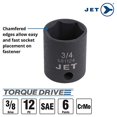 thumbnail image 2 of Jet Douille à Impact Professionnelle 3/8-inch Drive, Ensemble de 12 Pcs, 6 Points, 610207, 2 of 3