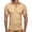Khaki, variant on Ketyyh-chn99 Mens Shirt 2024 Casual Shirt Summer Button Down Shirts Long Sleeve Band Collar Business Dress Shirt White,L
