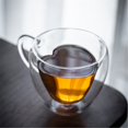 thumbnail image 3 of Heart Shaped Clear Glass Coffee Mugs, 180/240ml Double Walled Drinking Cups with Handle, 3 of 7