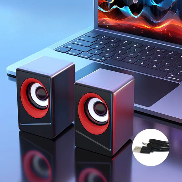 DZCPSCZG Enhance Your Audio Experience Portable Laptop Speakers With Mini USB 2.0 Sound Box For Mobile Devices And Powerful Resonance